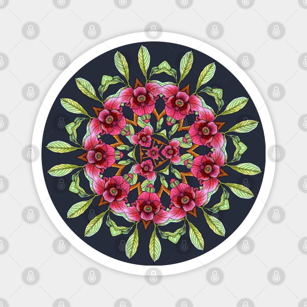 Pawpaw Kaleidoscope Magnet by ThisIsNotAnImageOfLoss